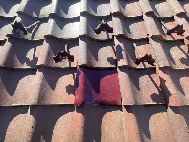 瓦屋根の部分補修工事（瓦交換、漆喰交換等）