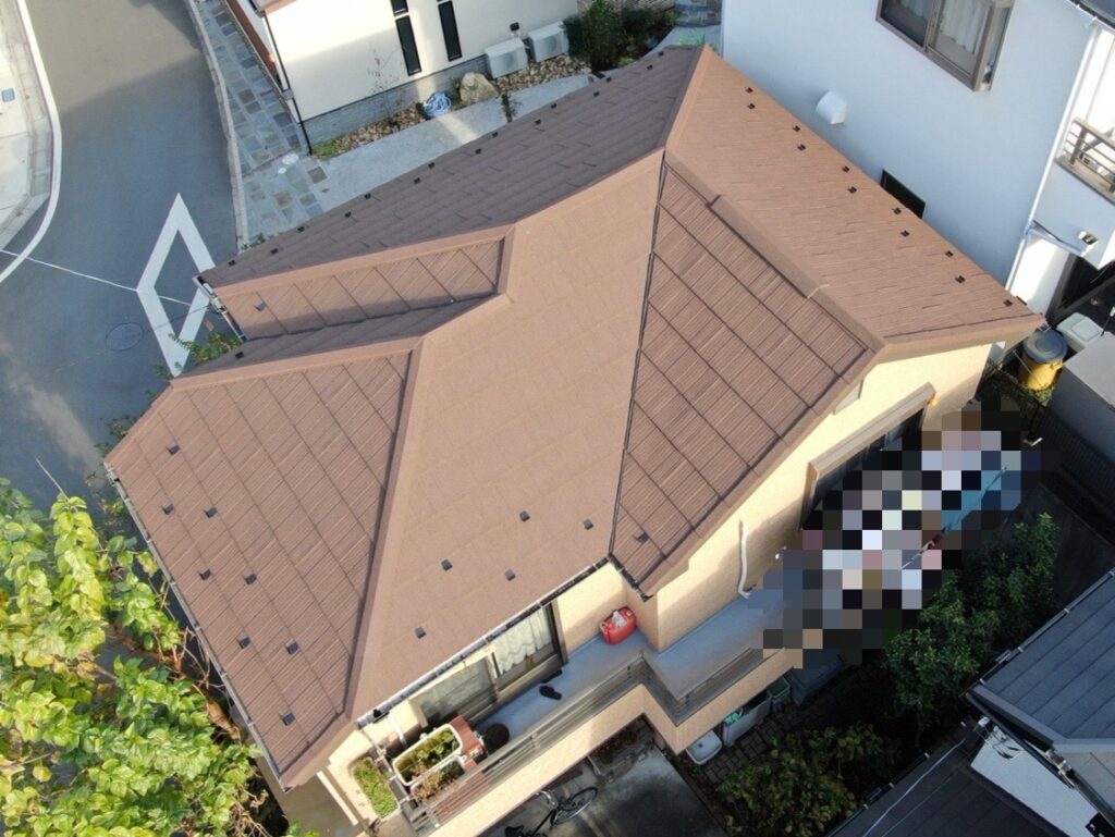 屋根重ね葺き工事　ジンガリウム鋼板　ディーズルーフィング　エコグラーニ
