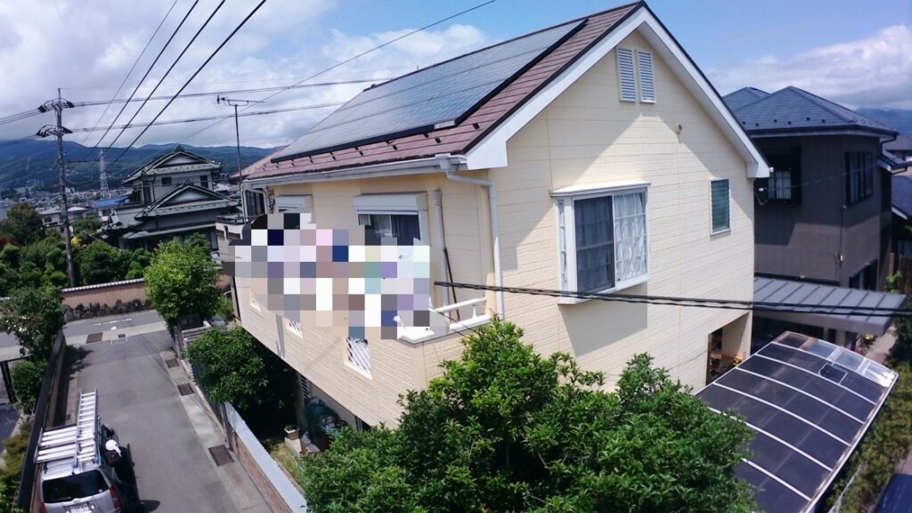 外壁塗装工事　日本ペイント　ファインパーフェクトトップ
