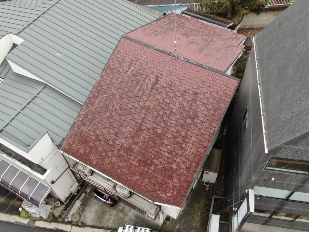 屋根重ね葺き工事　ガルバリウム鋼板　アイジー工業　スーパーガルテクト